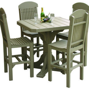 poly dining set