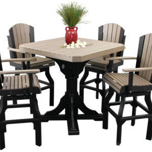 poly dining set