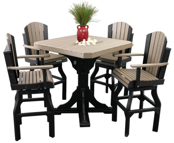 poly dining set