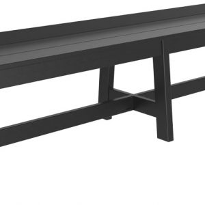 cafe bench 72 black